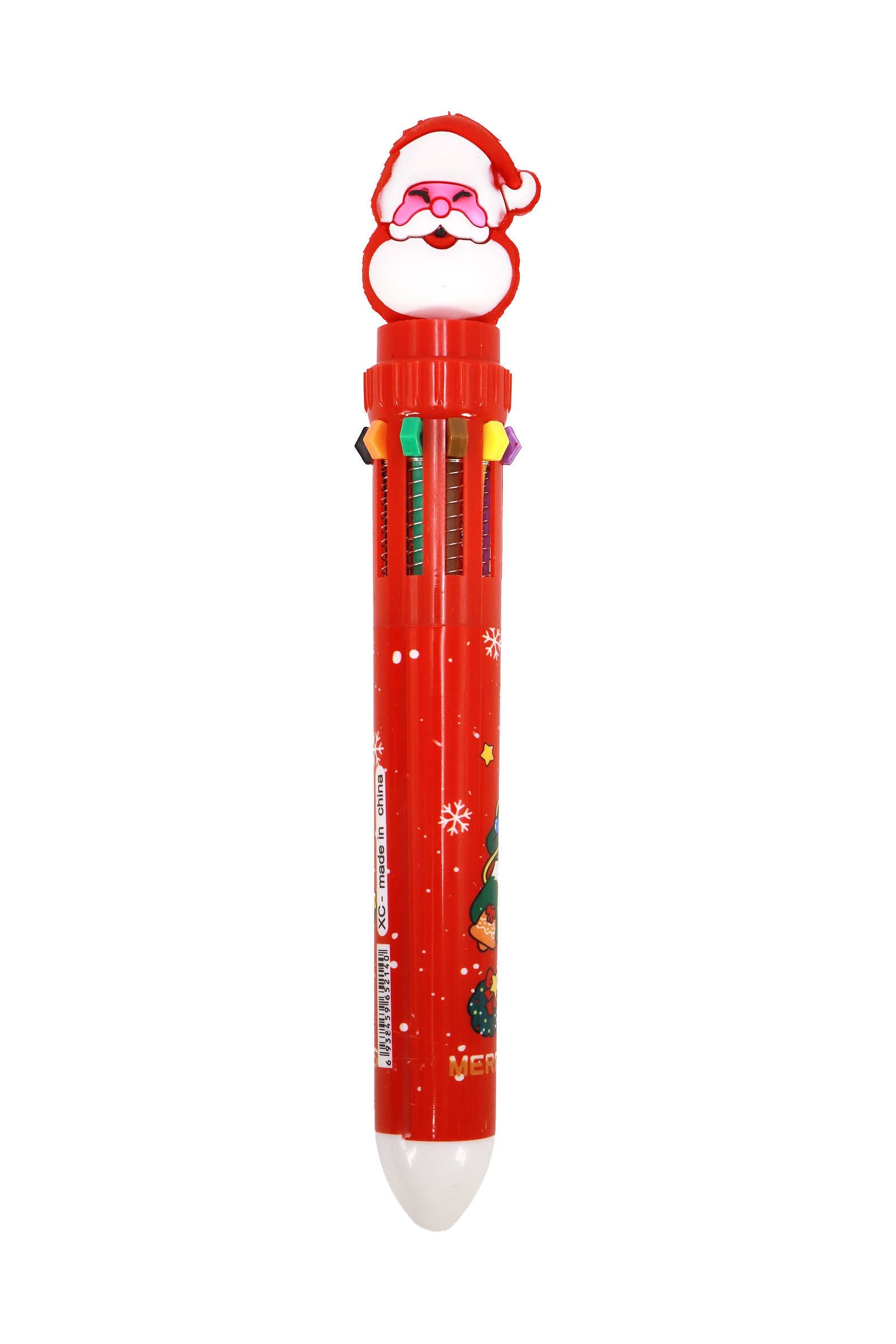 Cute Christmas 10-in-1 Multicolor Pen