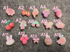 DELETE Bling Bling sequin star Aurora Glitter Resin charms for DIY Unique Special Croc Shoes  Best Quality JuliesDecalDesign: Set A 15pcs