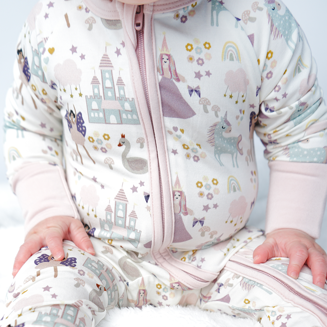 Once Upon a Time Bamboo Convertible Baby Pajamas