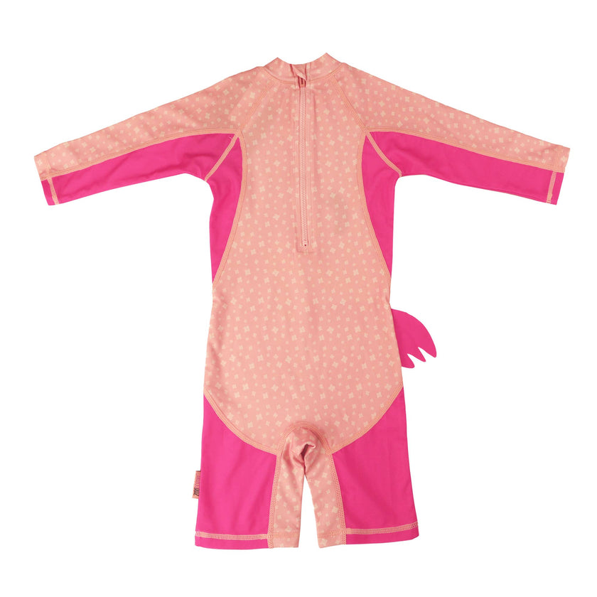 Rash Guard 1-Pc Swimsuit - Franny the Flamingo