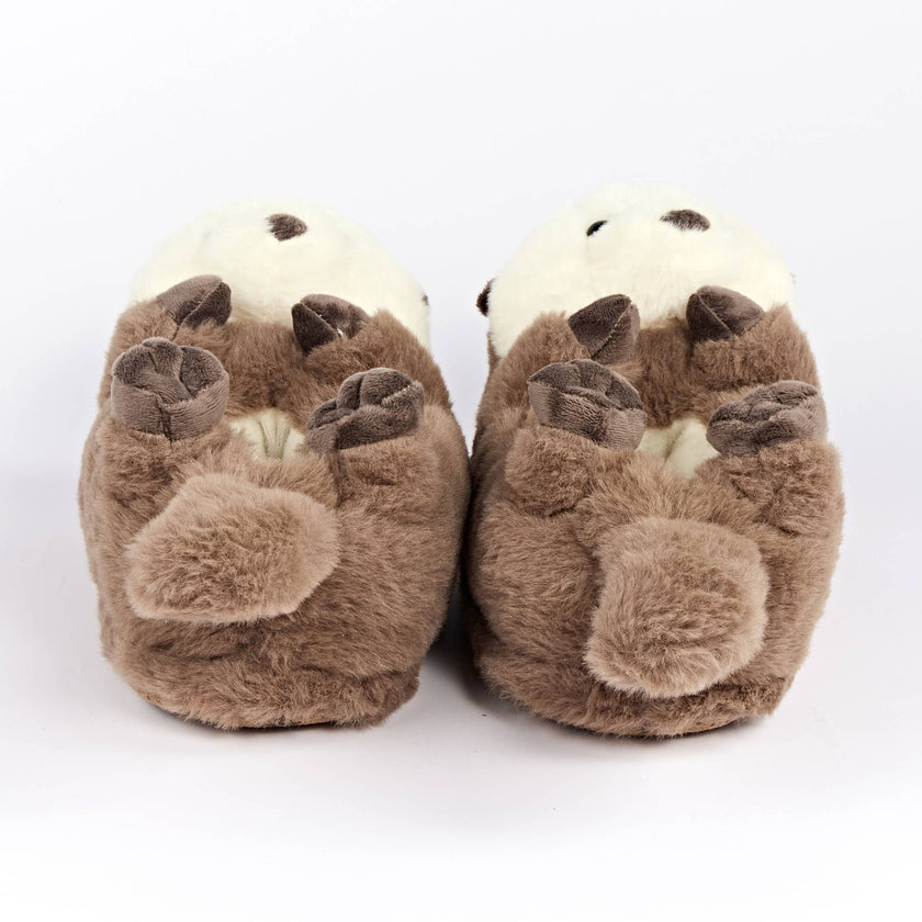 Otter One | Kid's Funny Fluffy Non-Slip Slippers