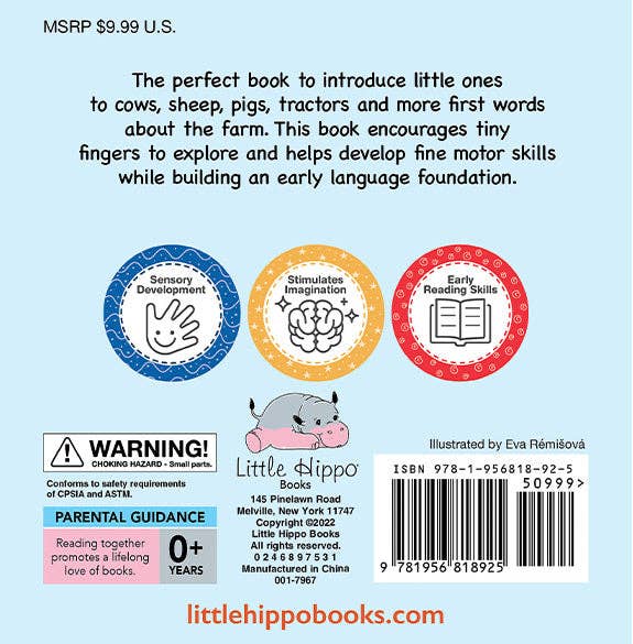 Brilliant Baby: Farm  - Children's Touch and Feel and Learn Sensory Board Book