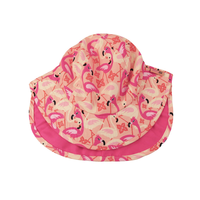 Baby/Toddler Cape Sunhat - Franny the Flamingo