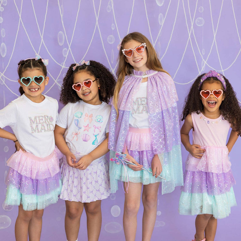 Mermaid Pearl Tank Tutu Dress - Kids