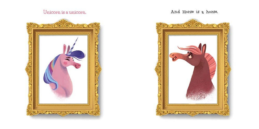 Unicorn and Horse are Friends Board Book