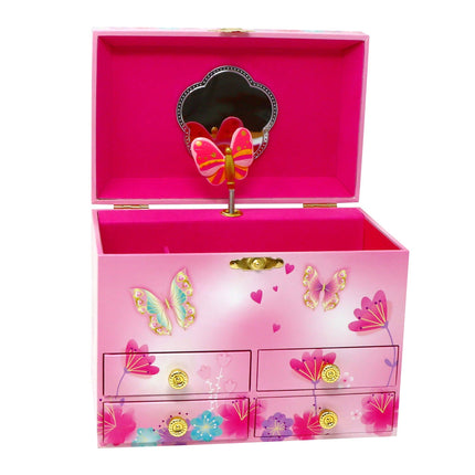Fairy Butterfly Friends Medium Musical Jewelery Box