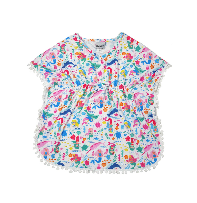 Kids UPF50+ Kaia Beach Swim Cover-up for Girls