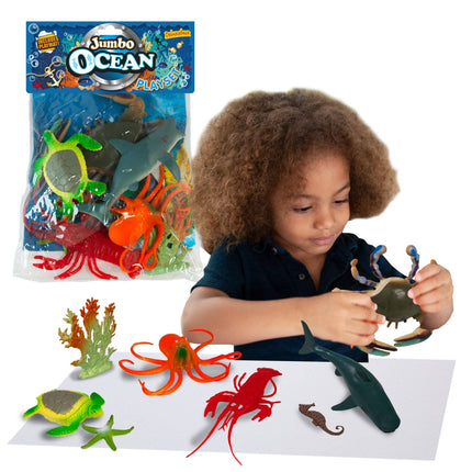 Jumbo Playsets - Ocean Figurines Toy Set