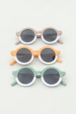 Kids Toddler 2 Tone Round Sunglasses