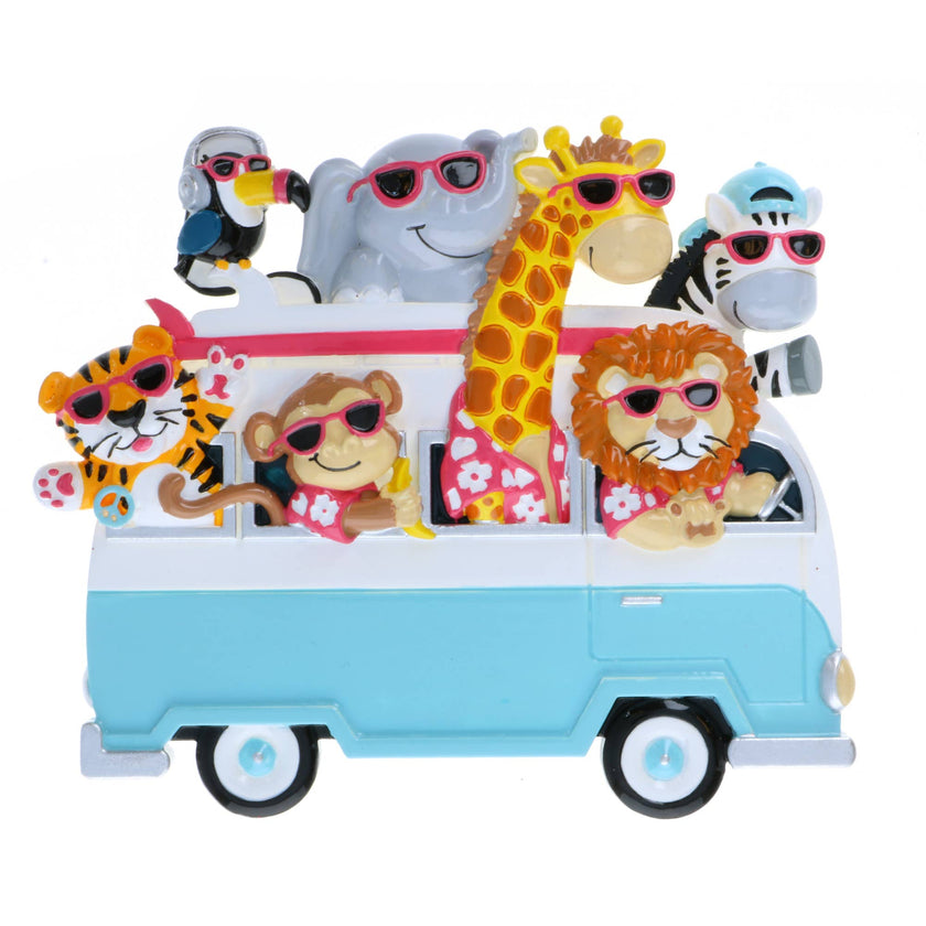 Jungle Family Personalized Ornament