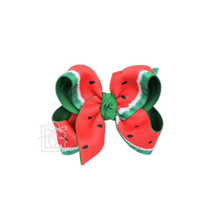 Layered Watermelon Bow