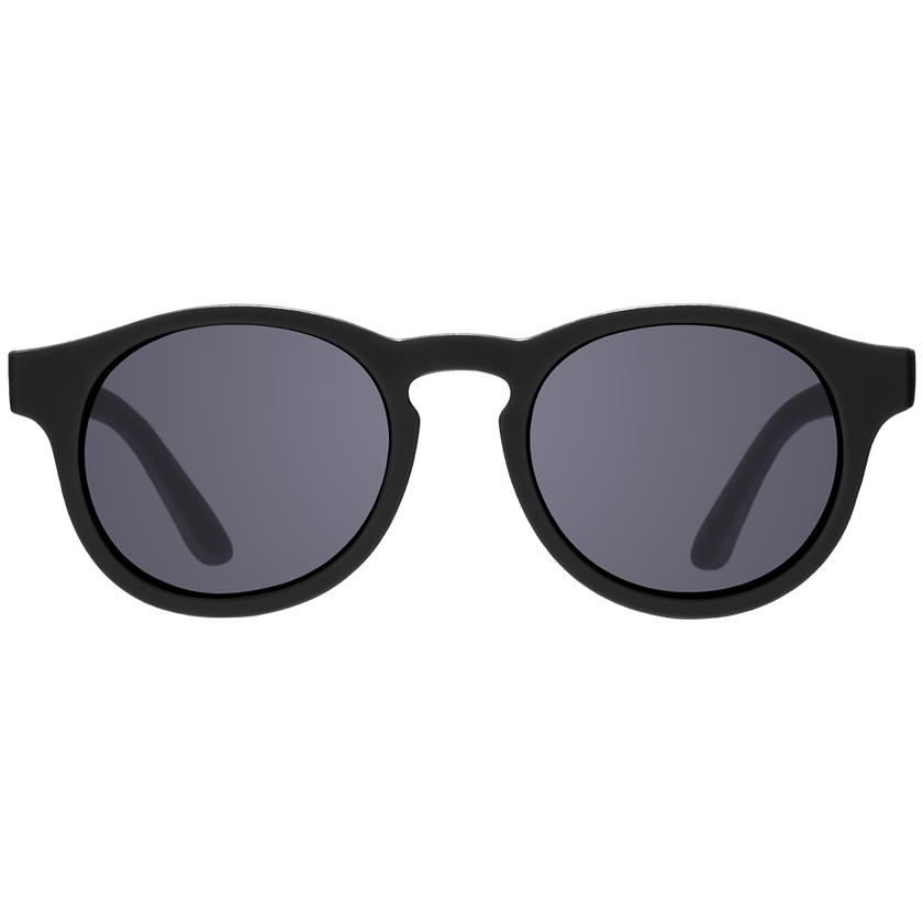 Jet Black Keyhole Baby and Kid Sunglasses: Ages 3-5