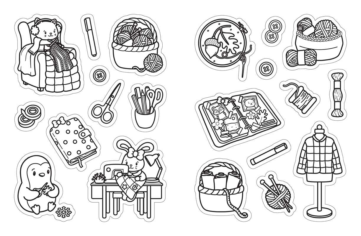 Color Your Own Stickers Book