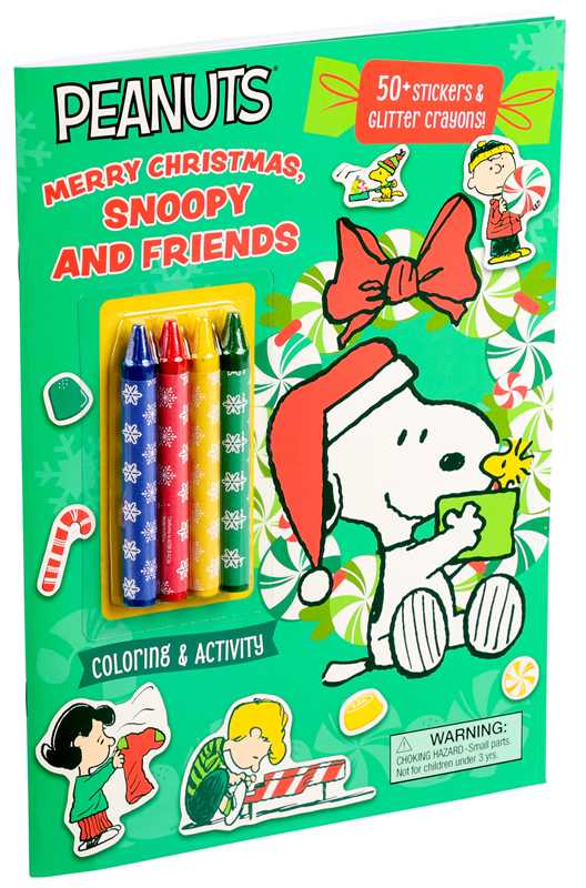 Peanuts: Merry Christmas, Snoopy and Friends Coloring Activity Book