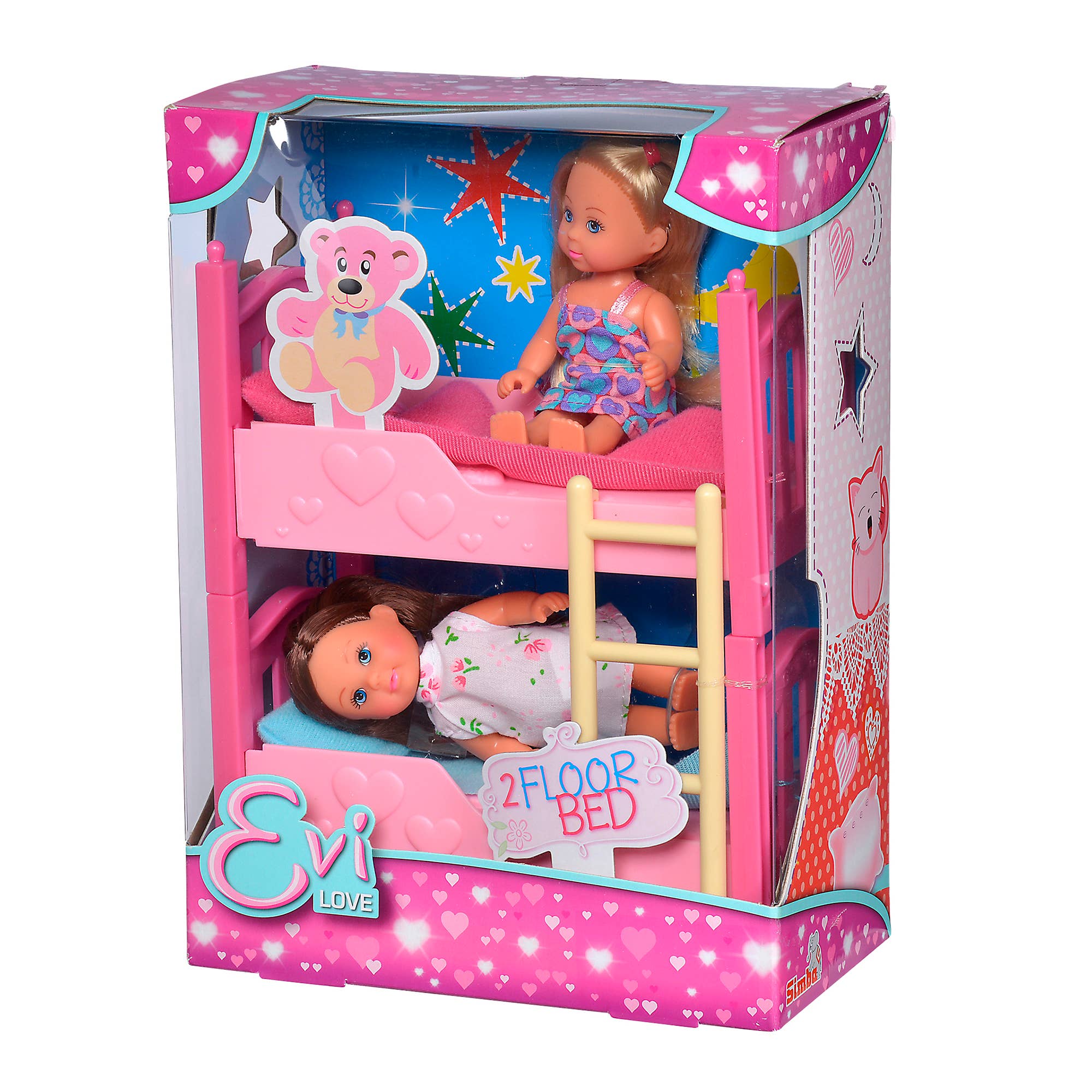 Simba Dickie- Evi Love- Bunk Bed Doll Playset