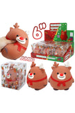 JUMBO 6 Inch Christmas Reindeer Fluffy Slime Filled Squishy Toy