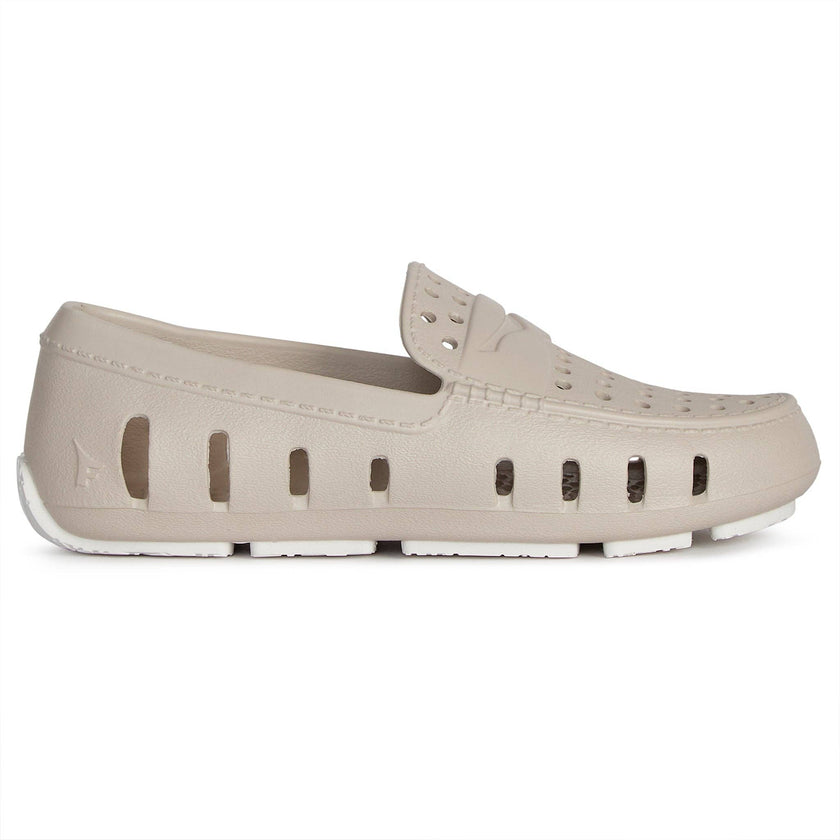Bone & Bright White Floafers