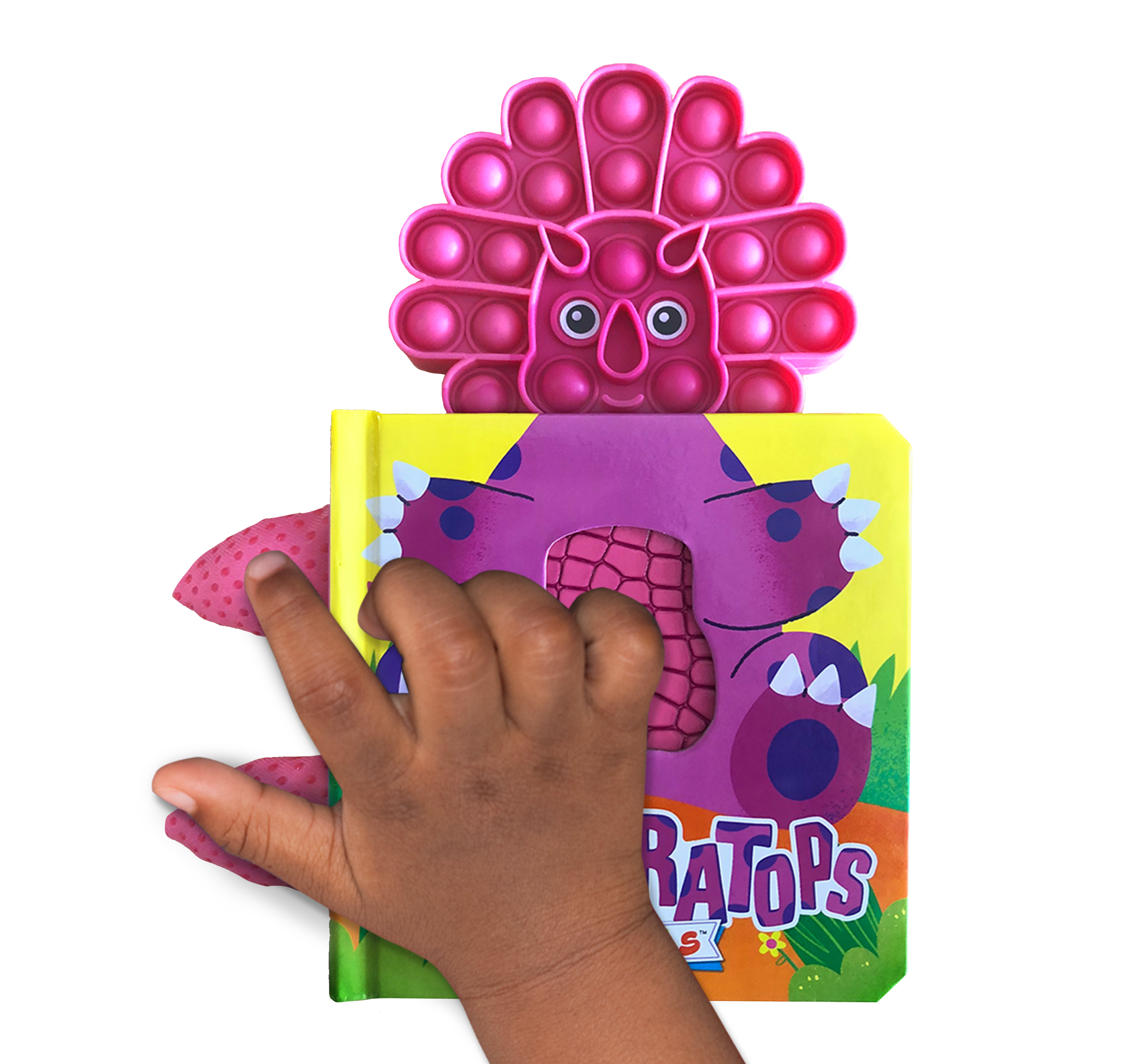 Little Triceratops - Your Sensory Fidget Friend Board Book