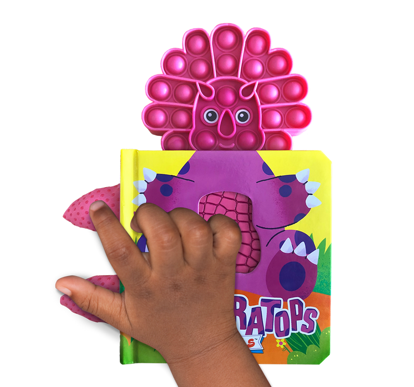 Little Triceratops - Your Sensory Fidget Friend Board Book