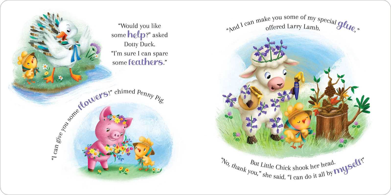 Little Chick's Spring Bonnet: Padded Board Book by Em Bruce