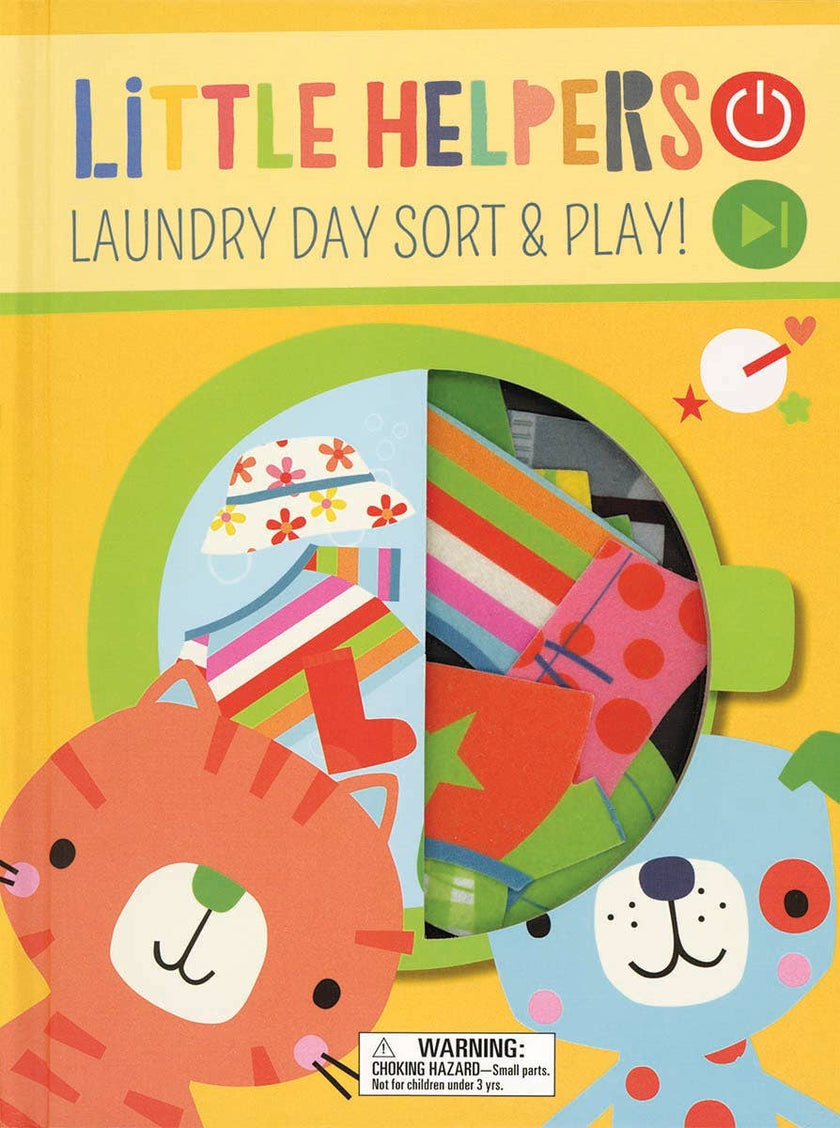 Little Helpers: Laundry Day Sort & Play! Board Book