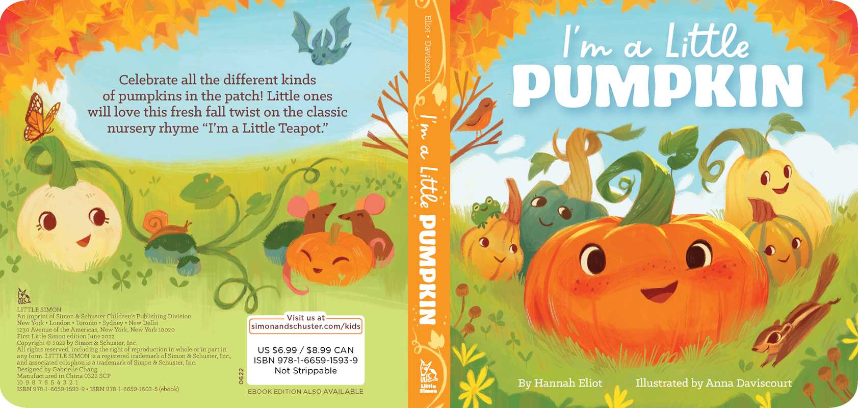 I'm a Little Pumpkin Board Book