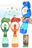 T-rex Dinosaur Water Spray Misting Electric Fan - Assorted