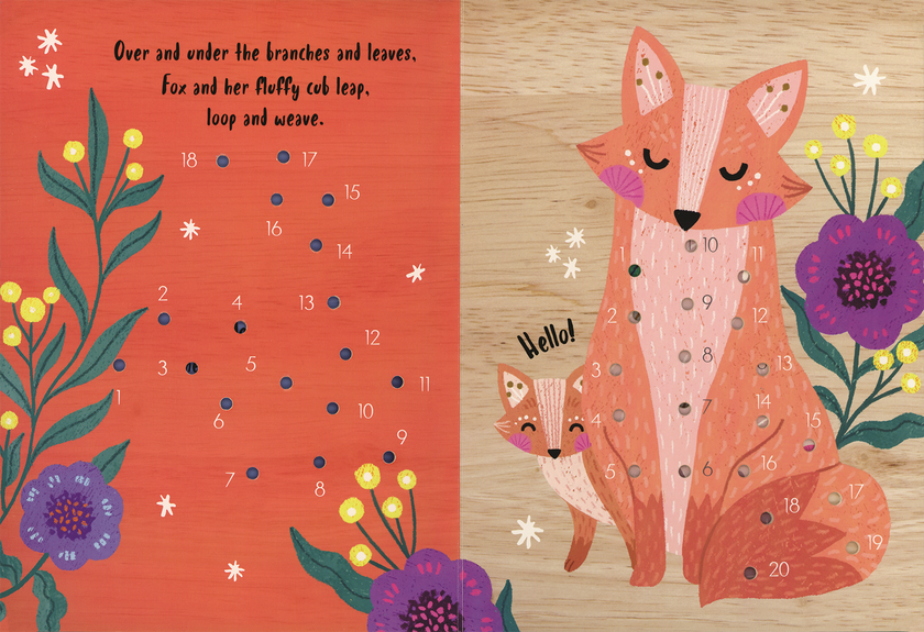 Woodland Learn to Lace Board Book