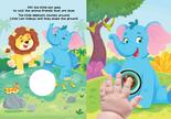 Jungle Journey - Children's Rattle and Read Interactive Sensory Board Book with Spinning Rattle