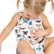 Wings of Paradise Butterflies Bamboo Sundress