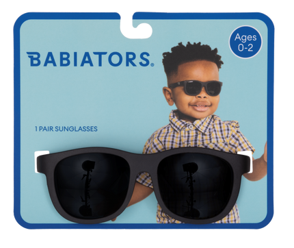 Jet Black Navigators Kids Sunglasses