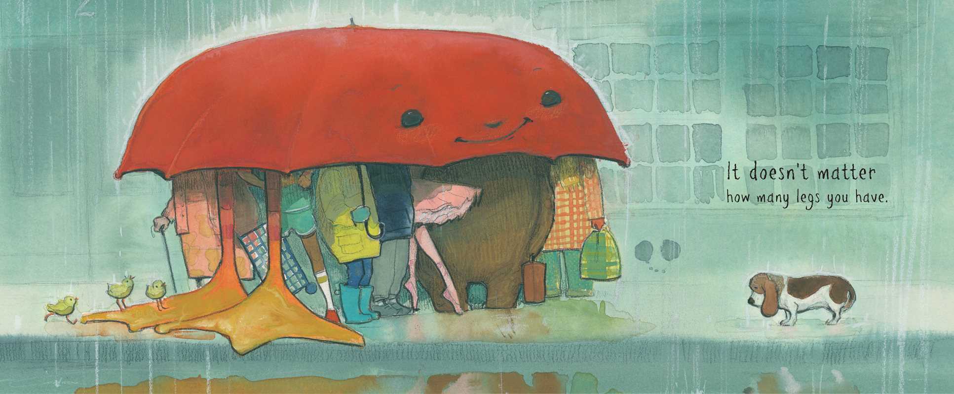 Big Umbrella Hardcover Book