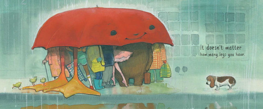Big Umbrella Hardcover Book