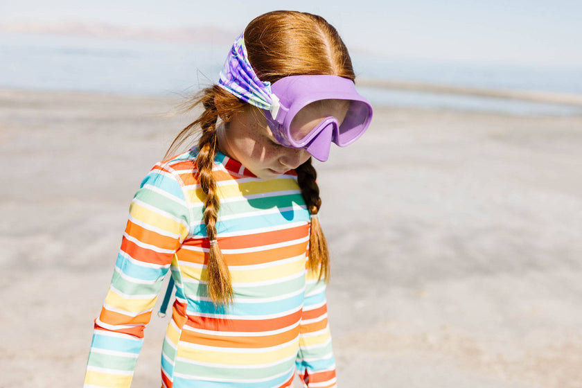 Mask- Pastel Swirl Swim Mask