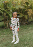 On the Farm Bamboo Long Sleeve Kids Pajama Pants Set