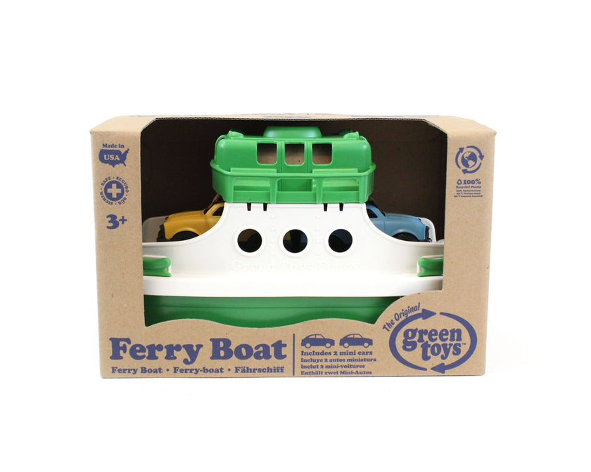 Ferry Boat Toy - Green/White