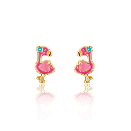 Flamingo Stud Children's Stud Earrings
