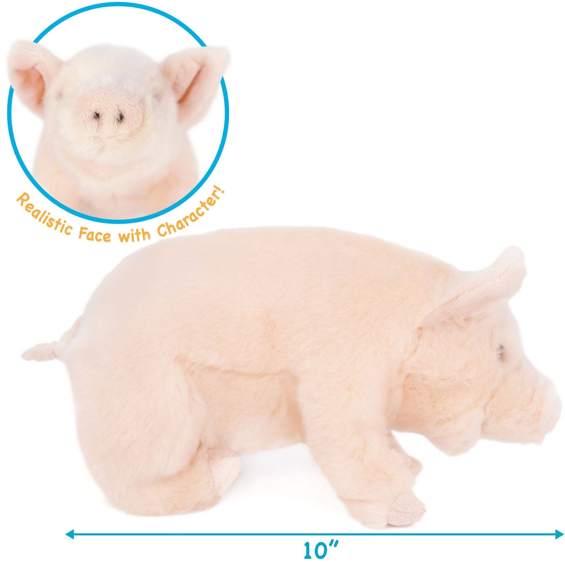 Perla The Pig | 11 Inch Stuffed Animal Plush