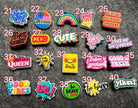 Inspiring Words Shoe Charms