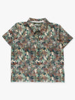 Boys Classic Camo Knit Short Sleeve Performance Polo