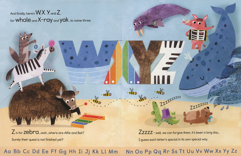 Alﬁe and Bet’s ABC Board Book