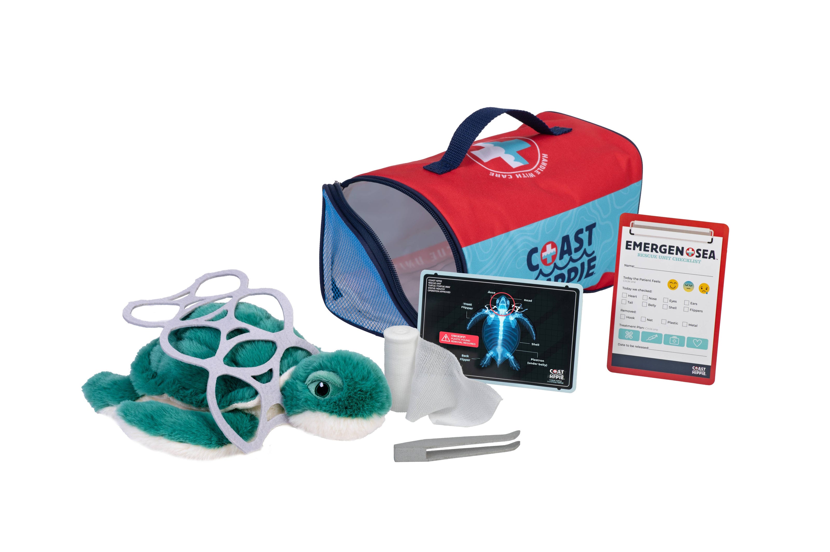Coast Hippie Rescue Kit Sea Turtle Toy