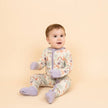 Magical Unicorns Bamboo Convertible Baby Pajamas