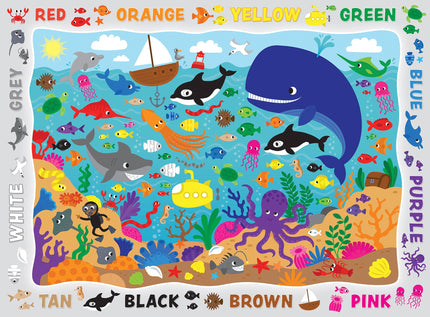 Hide & Seek - Colors in the Ocean 48 Piece Puzzle