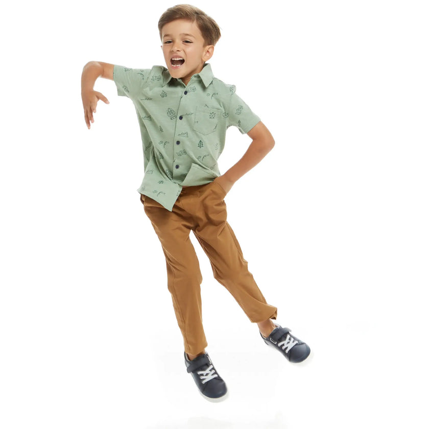 Short Sleeve Knit Buttondown Shirt | Outdoor Adventurer