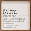 Mimi Definition Sign