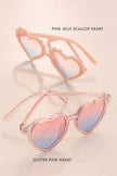 Kids Toddler Pink Glitter Sunglasses