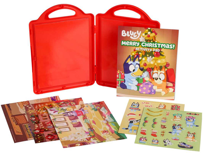 Bluey: Merry Christmas Activity Pad & Magnetic Playset