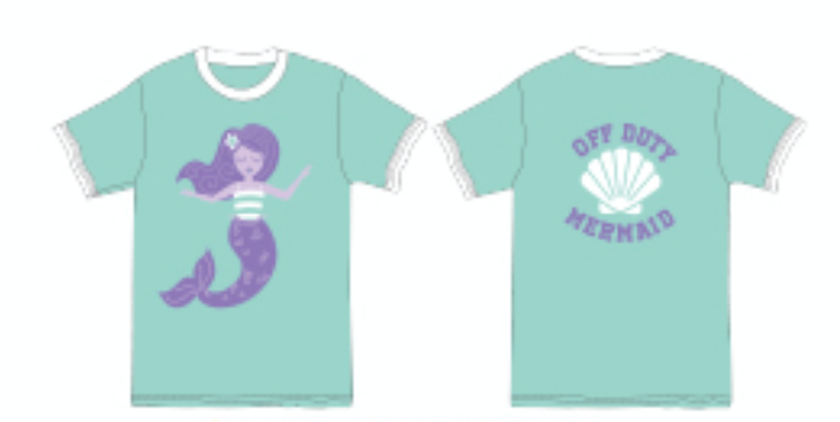 Mermaid Sequin Toddler and Kids T-Shirt