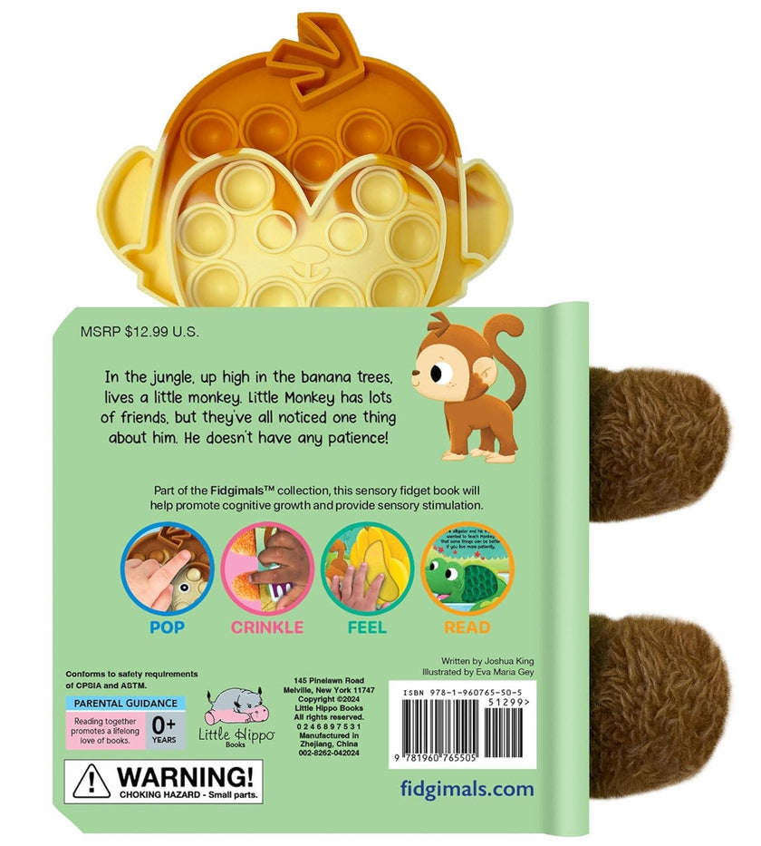 Little Monkey - Your Sensory Fidget Friend Board Book